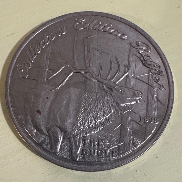 Rocky Mountain Other - Vtg Rocky Mountain Elk Foundation Collector's Edition Raffle Coin 1998 The Bugle